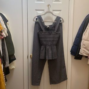 Madewell Texture & Thread Pants Set Sz L